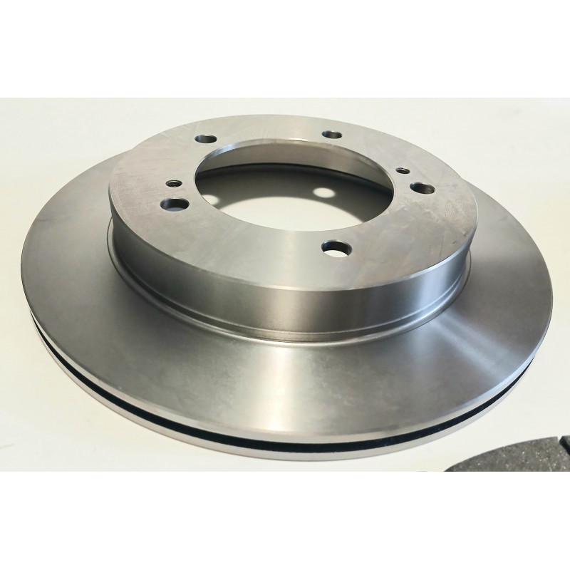 Jeu De 2 Disques De Frein Avant Ventilés Hyundai I20 Et Autres Modèles - 4 Trous - Diamètre 256mm