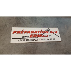 Autocollant ERM - 17,5 x 5,5 cm