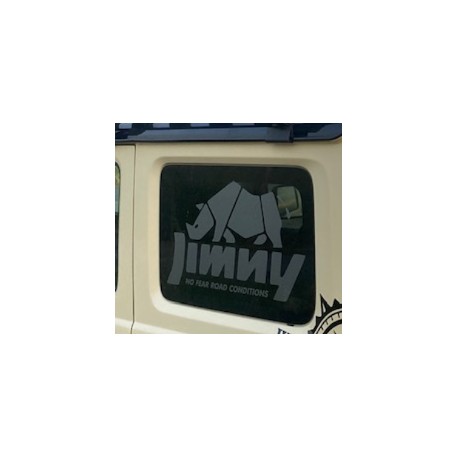 Autocollant dépoli Rhino - Vitres arrières/la paire