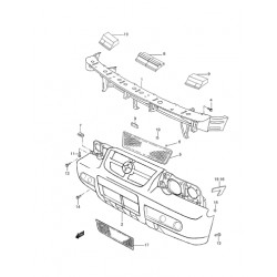 Pare-choc avant (enveloppe - VITARA S300 S350