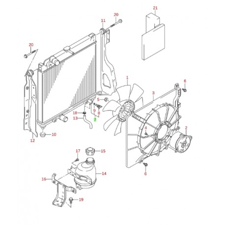 Radiateur pour JIMNY DDIS